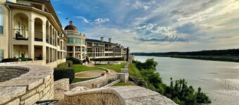 Lakefront Hill Country Hacienda on Lake Travis with Heated Indoor Pool!