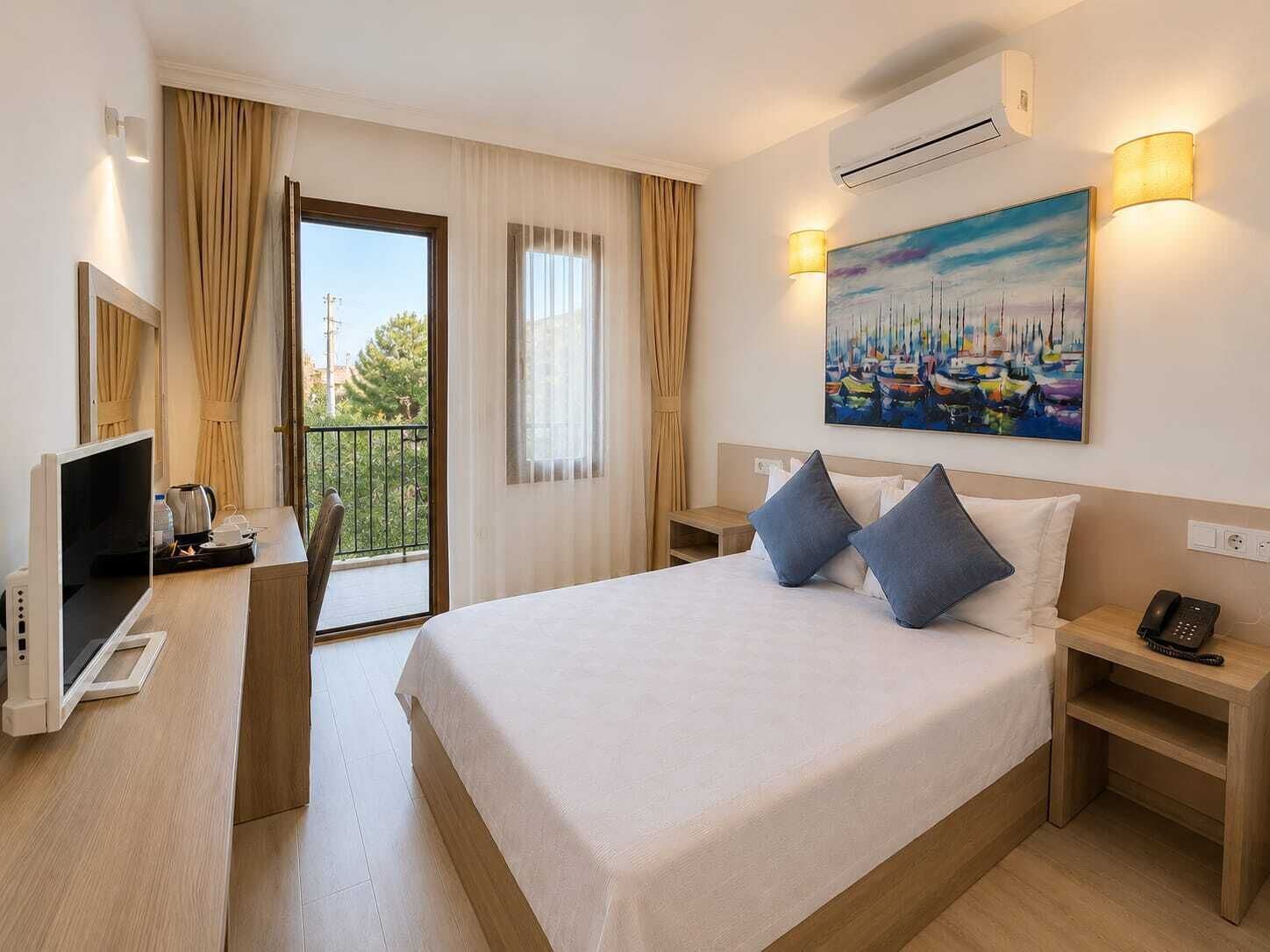 Room, Sea View | Premium bedding, minibar, in-room safe, desk