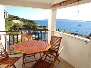 Apartment, 1 Bedroom, Sea View (A5) | Terrace/patio - Astramaris Apartments (Okrug)