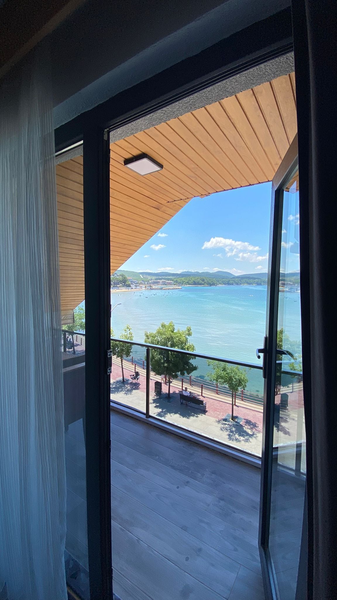 Deluxe-Doppelzimmer | Blick vom Balkon