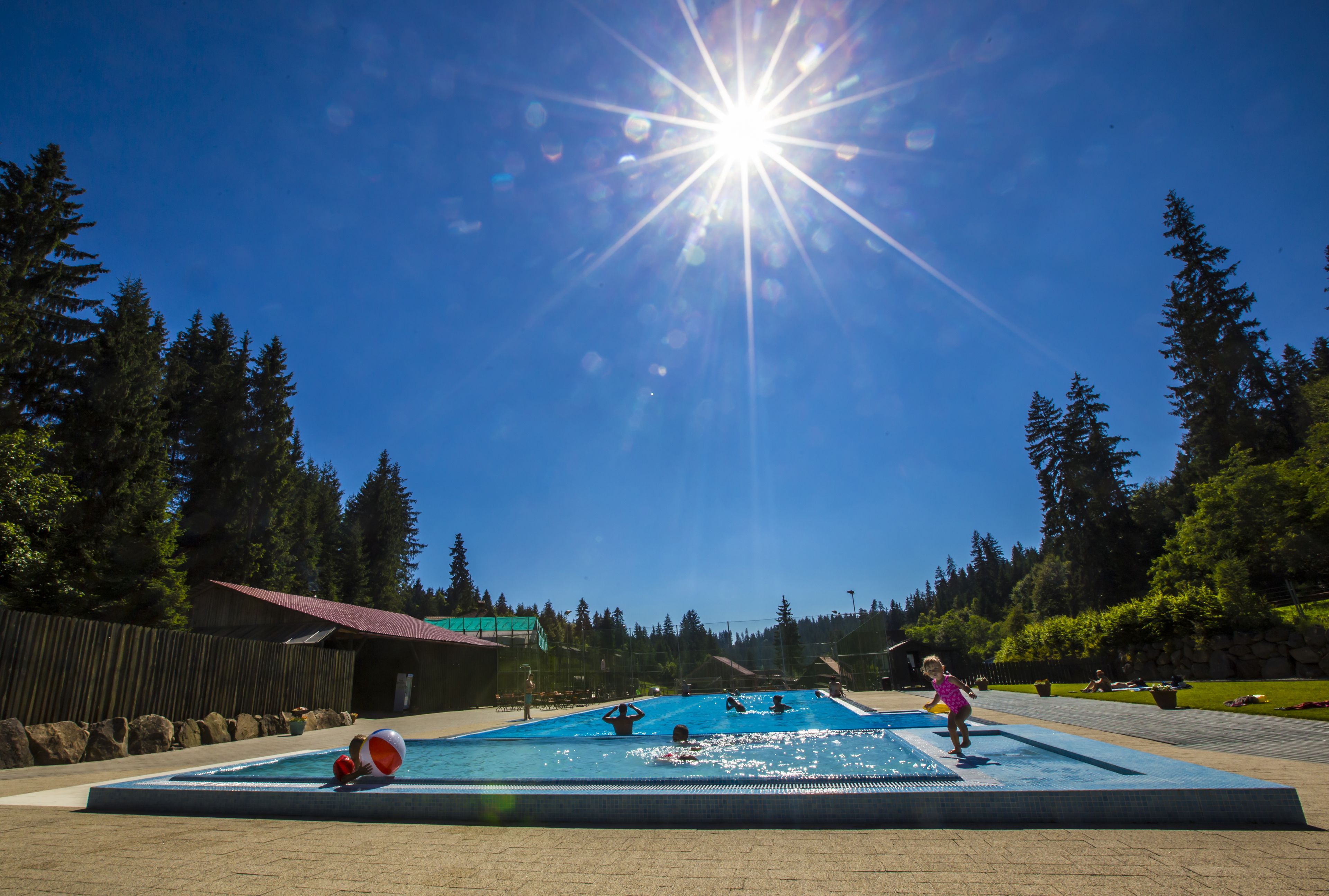 2 indoor pools, seasonal outdoor pool