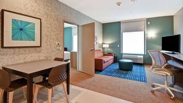 In-room safe, desk, blackout curtains, iron/ironing board