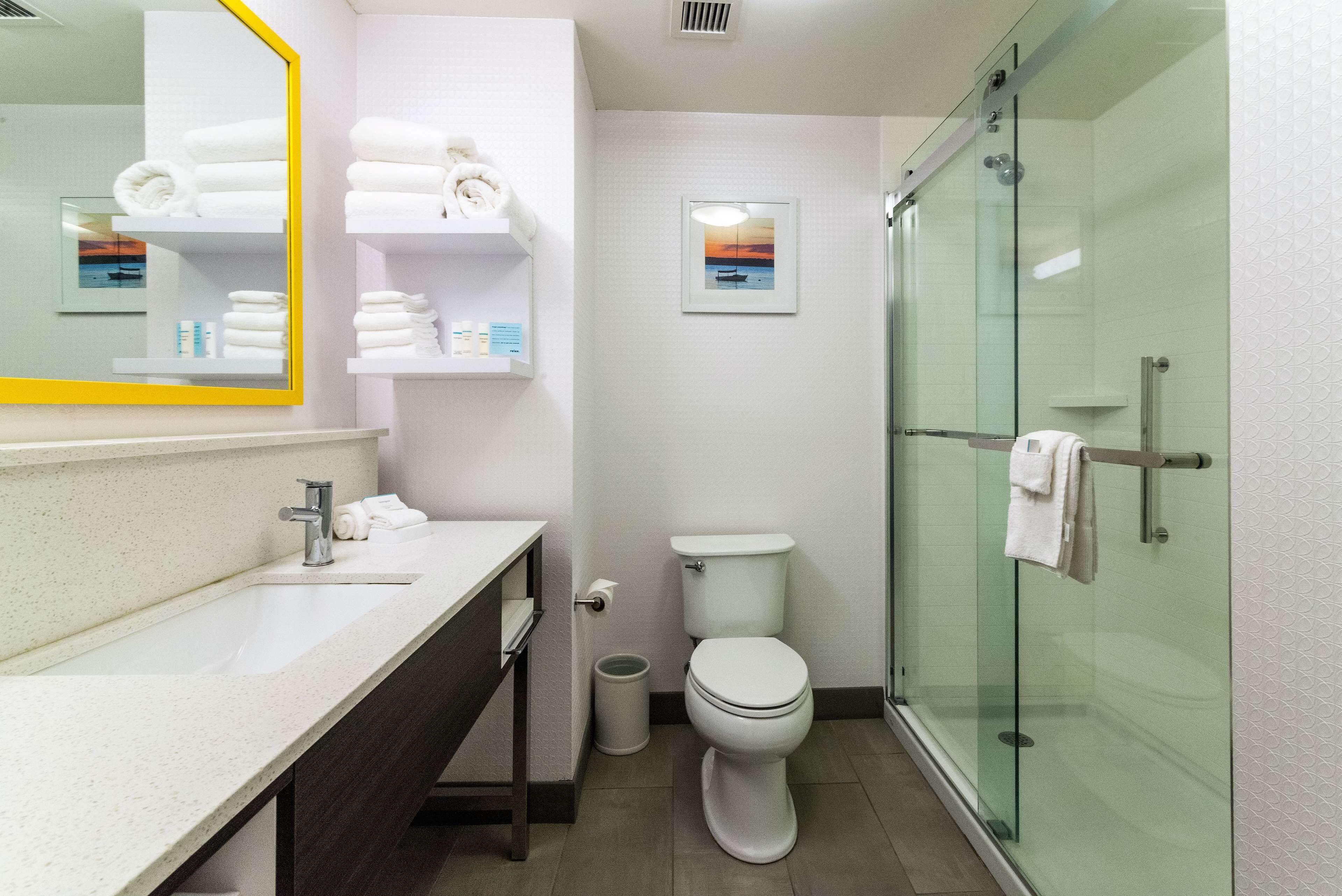 room, 2 queen beds, refrigerator & microwave | in-room safe, desk, laptop workspace, blackout curtains