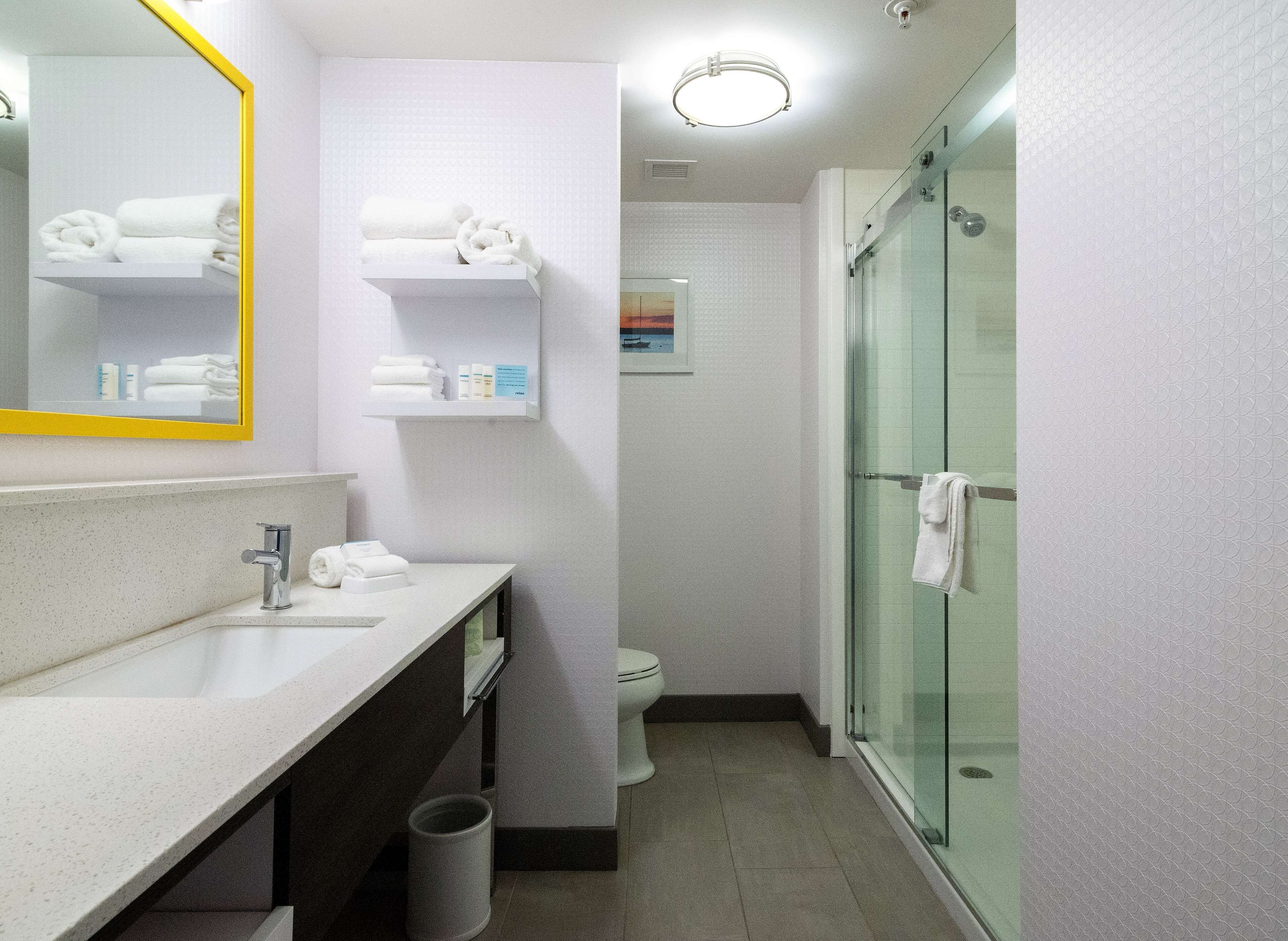 room, 1 king bed, refrigerator & microwave | in-room safe, desk, laptop workspace, blackout curtains