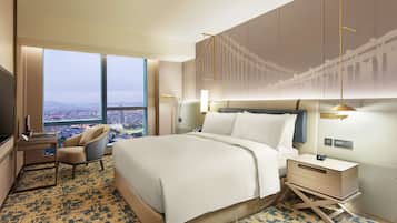 ルーム キングベッド 1 台 バリアフリー | 高級寝具、低反発ベッド、ミニバー、セーフティボックス (室内)