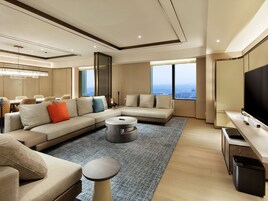 Suíte presidencial, 1 cama King | Roupas de cama premium