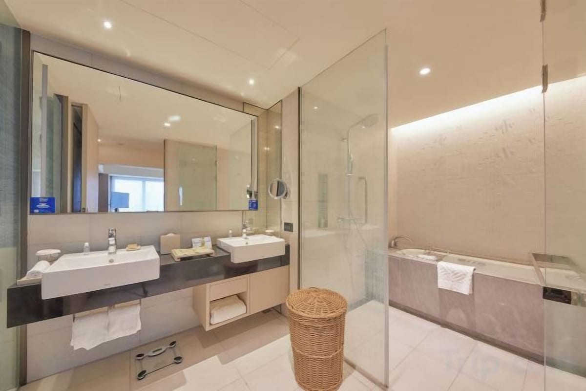 Bathroom | Hair dryer, bathrobes, slippers, electronic bidet