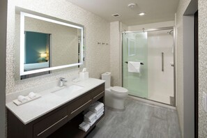 Suite, 1 Bedroom, Non Smoking | Bathroom shower - Home2 Suites by Hilton Owasso, OK (Owasso)