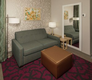 42-inch LCD TV with cable channels, TV