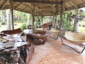 Terrace/patio - Tree House at Sitio de Amor Leisure Farm (San Pablo)