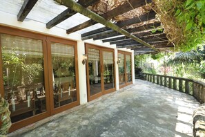 Overnatningsstedets facade