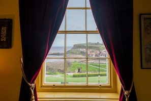 Chambre Double Signature, 1 très grand lit, vue mer | Vue de la chambre