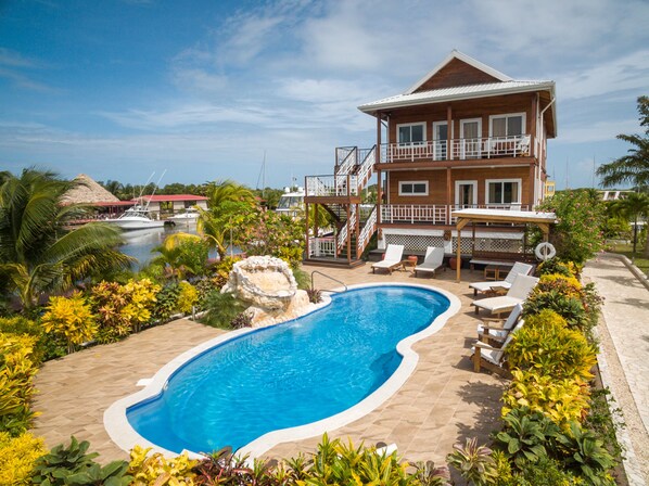 Fassade der Unterkunft