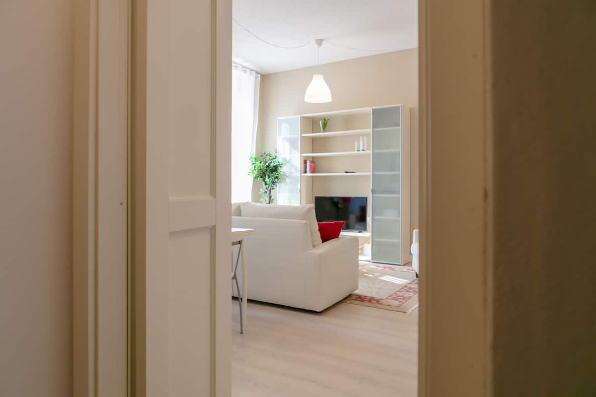 Deluxe Apartment, 1 Bedroom | Living area | LCD TV