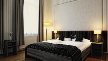 Comfort-Doppelzimmer, 1 Queen-Bett, Nichtraucher, Parkblick | Hochwertige Bettwaren, Zimmersafe, Schreibtisch