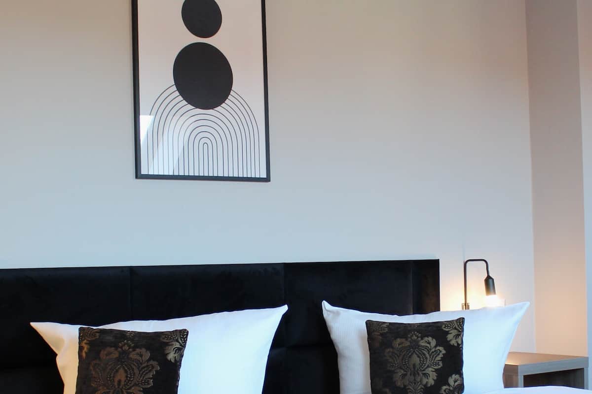 standard quadruple room | 1 bedroom, premium bedding, in-room safe, desk