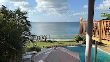 Leilighet – panorama, 2 soverom, balkong, strandutsikt | Utsikt mot strand/hav