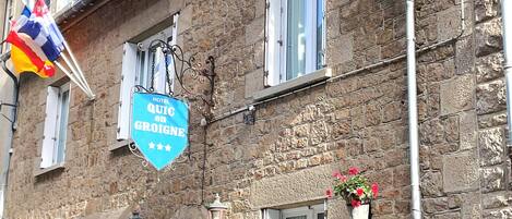 Fassade der Unterkunft