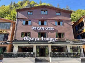 Voorkant van accommodatie