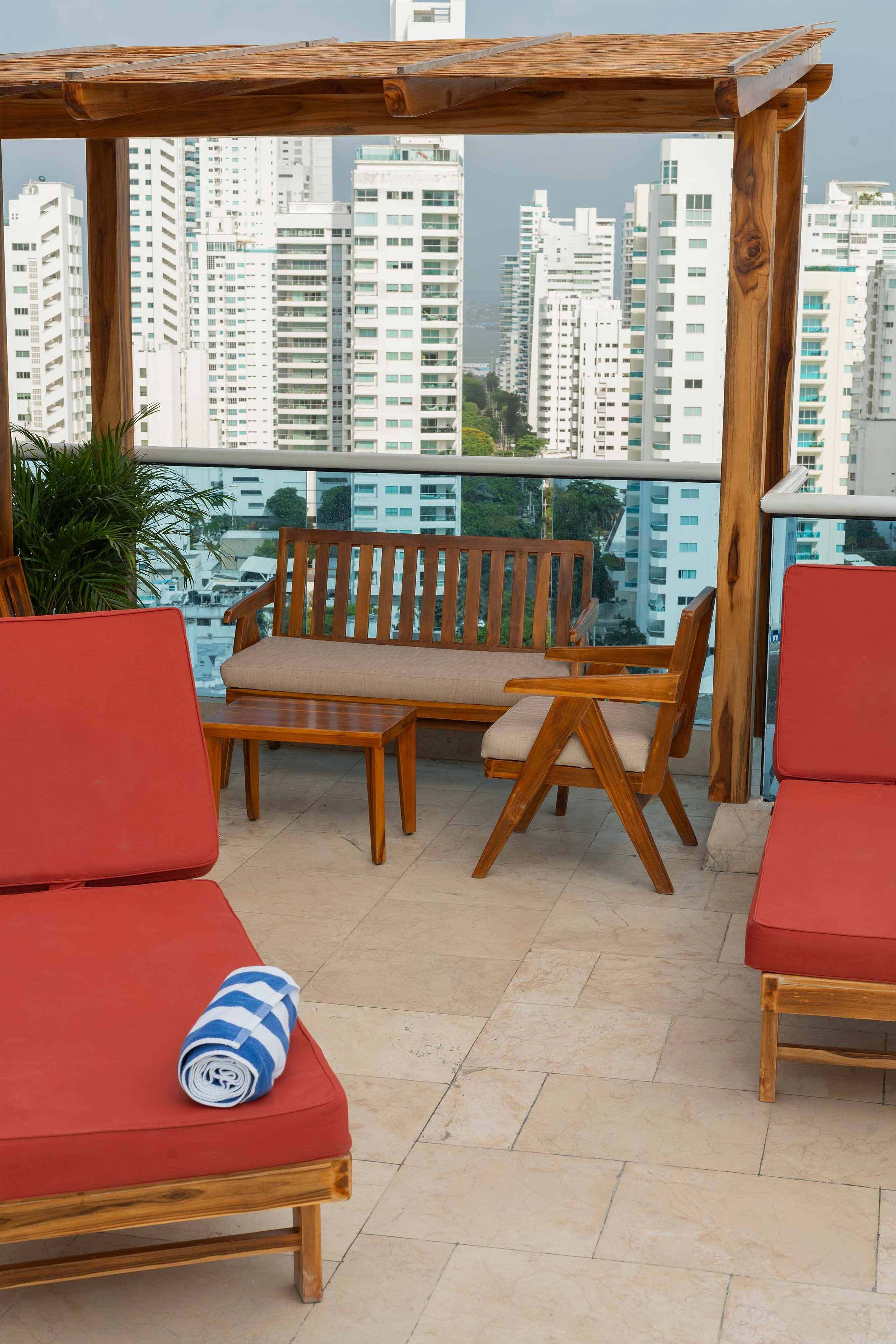 Terraza en la azotea