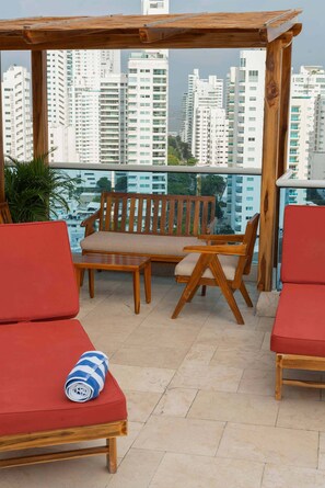 Rooftop terrace - Hotel La Gran Via (Cartagena)