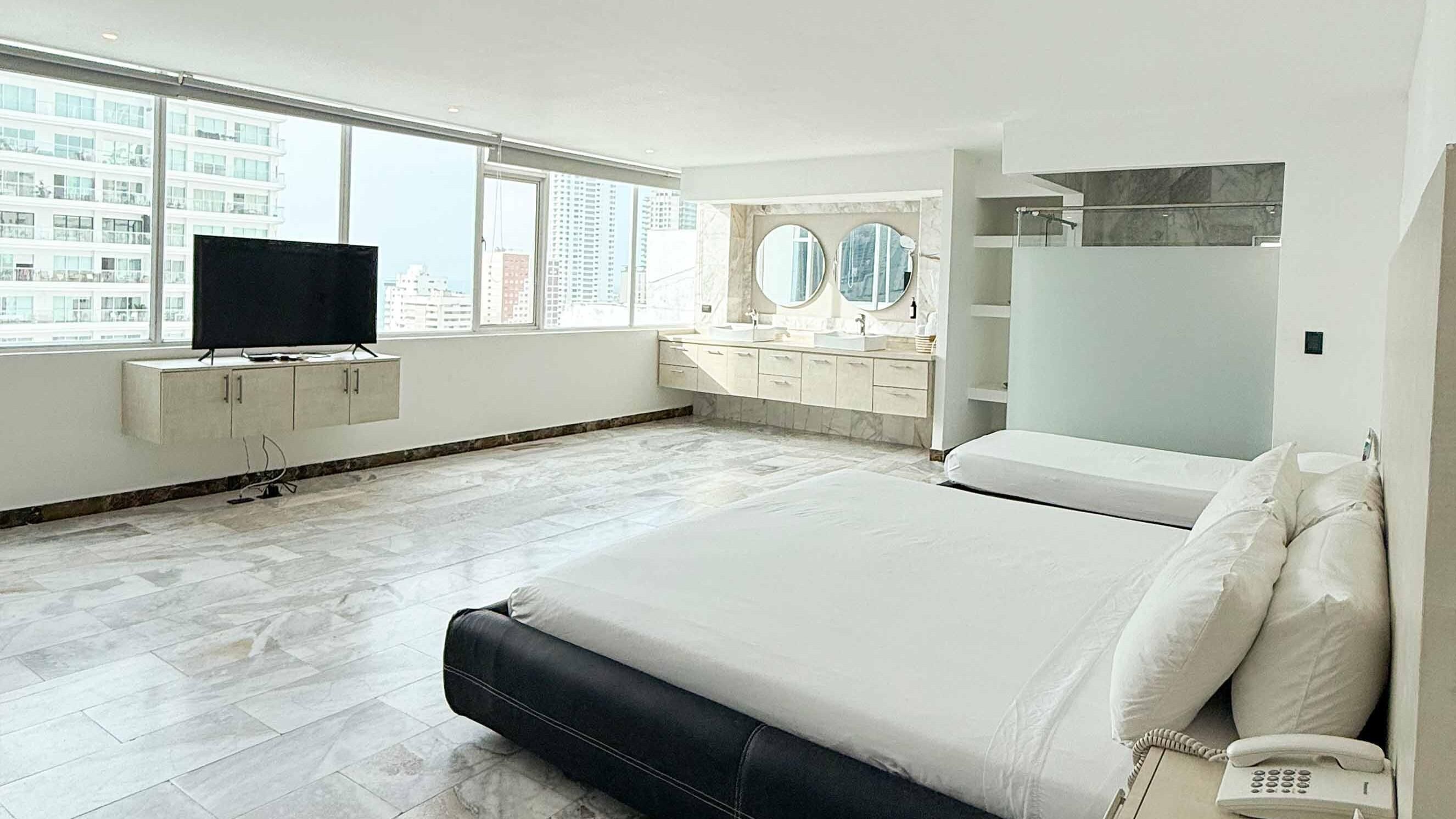 Minibar, in-room safe, desk, blackout curtains
