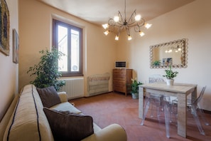 Apartment, 2 Bedrooms | Living area | TV