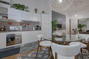 Appartamento, 1 camera da letto | Cucina privata | Frigorifero, forno, piano cottura, lavastoviglie