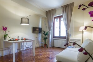 Apartamento, 1 quarto | 1 quarto, ferros/tábuas de passar roupa, berços (sobretaxa)