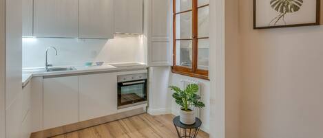 Appartement, 1 chambre | 1 chambre, fer et planche à repasser, lits bébé (en supplément)