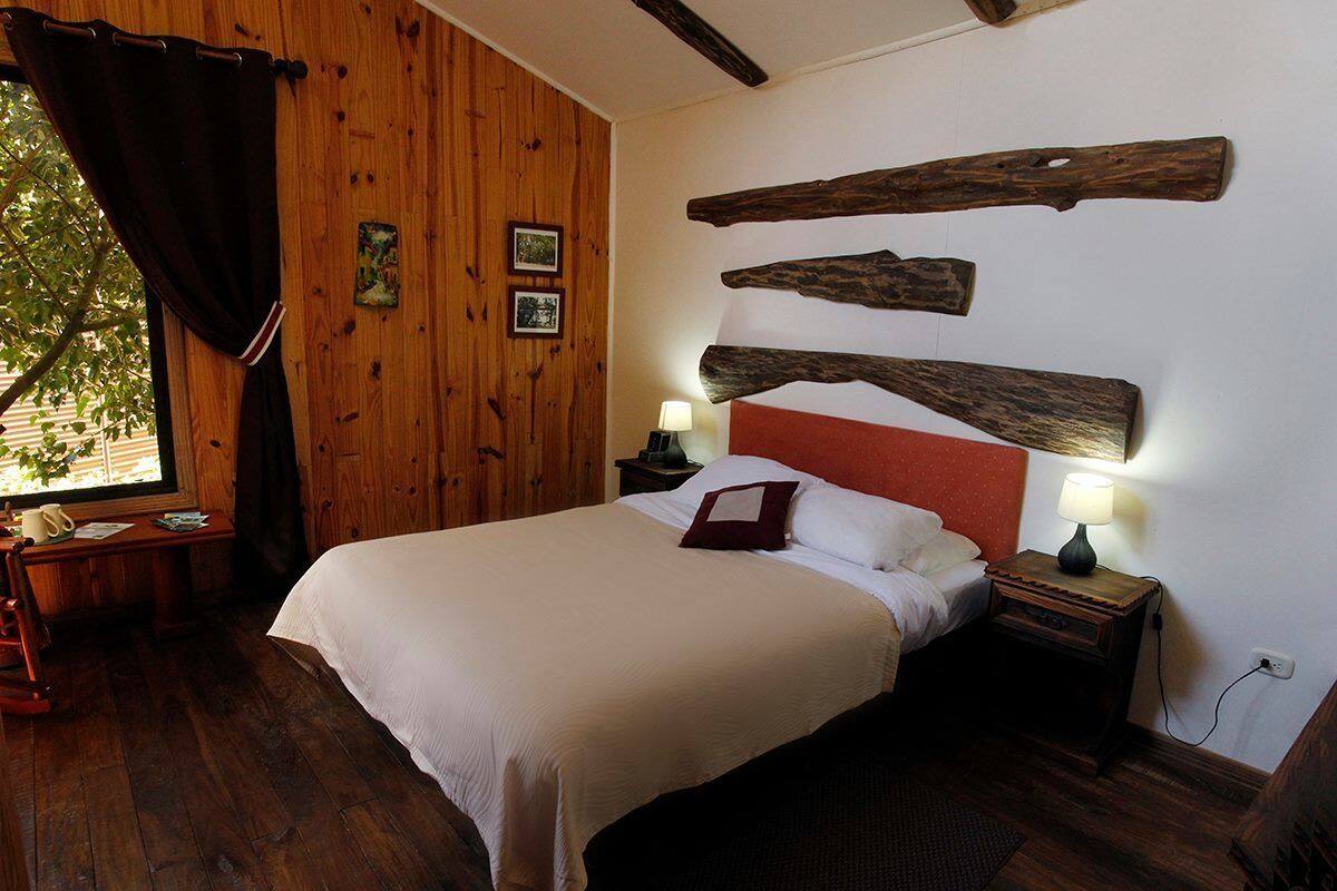 Cabin dành cho gia đình, 2 phòng ngủ, phòng tắm riêng, khu vực vườn | 1 phòng ngủ, bộ đồ giường cao cấp, két bảo mật tại phòng