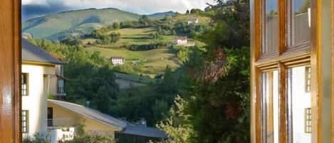 Blick von der Unterkunft