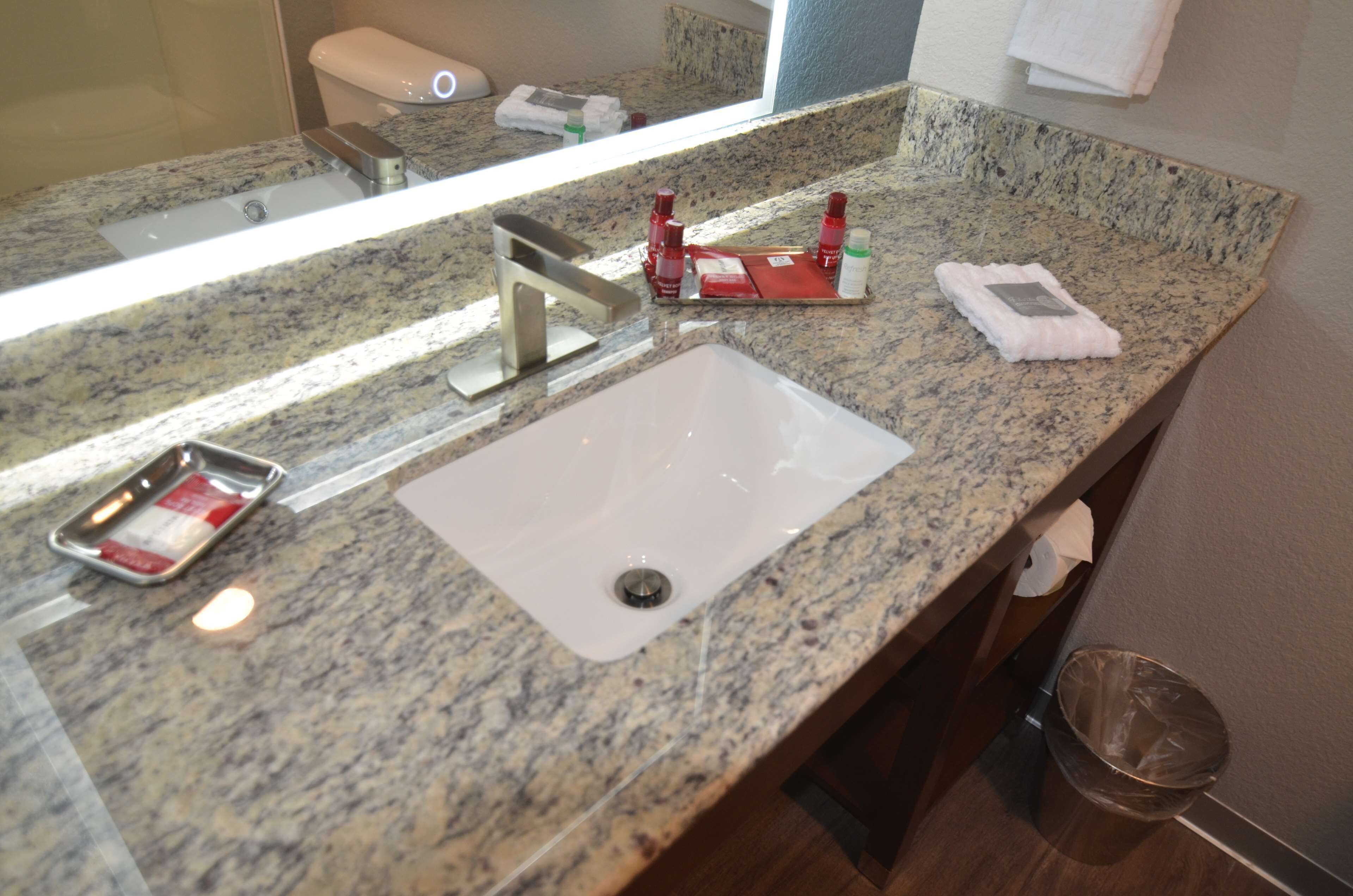 free toiletries, hair dryer, towels, soap