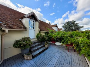 Classic-Apartment, mit Bad (Les Terrasses) | Terrasse/Patio