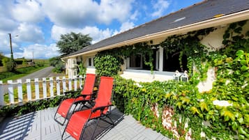 Klassiek appartement, en-suite badkamer (Les Terrasses) | Terras