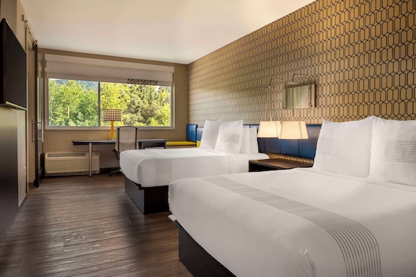 Standard Room, 2 Queen Beds, Non Smoking, Refrigerator & Microwave | Premium bedding, in-room safe, desk, blackout curtains