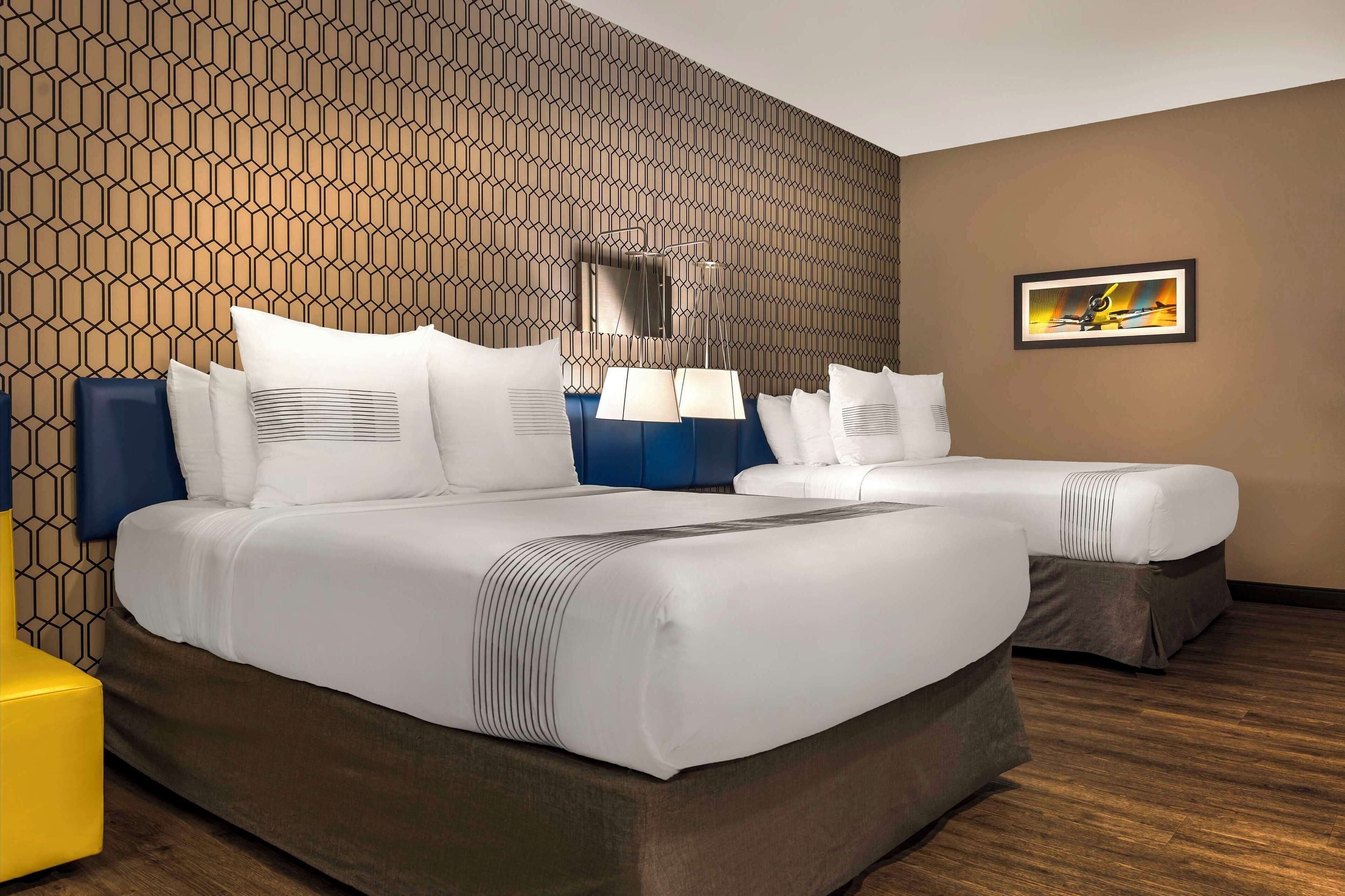 standard room, 2 queen beds, accessible, bathtub | 1 bedroom, premium bedding, in-room safe, desk