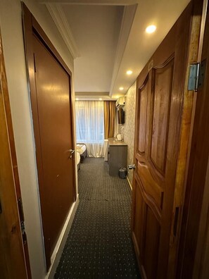 Premium bedding, minibar, desk, laptop workspace