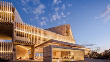 Vista frontal de la propiedad