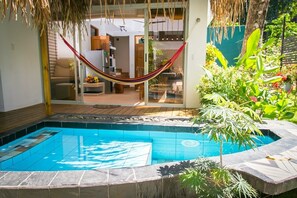 Villa Deluxe, 2 habitaciones, alberca privada, vista al océano (Tierra) | Alberca privada