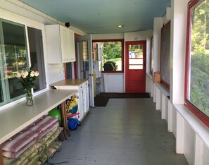 Interior - Lakeside cottage ON the water with beautiful views up the lake! (Ledyard)