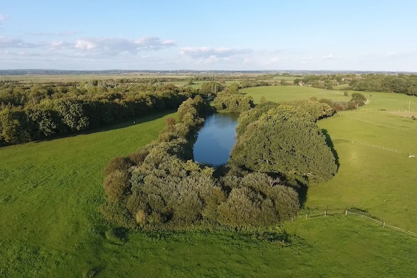 Reservoir where you can fish (no swimming).