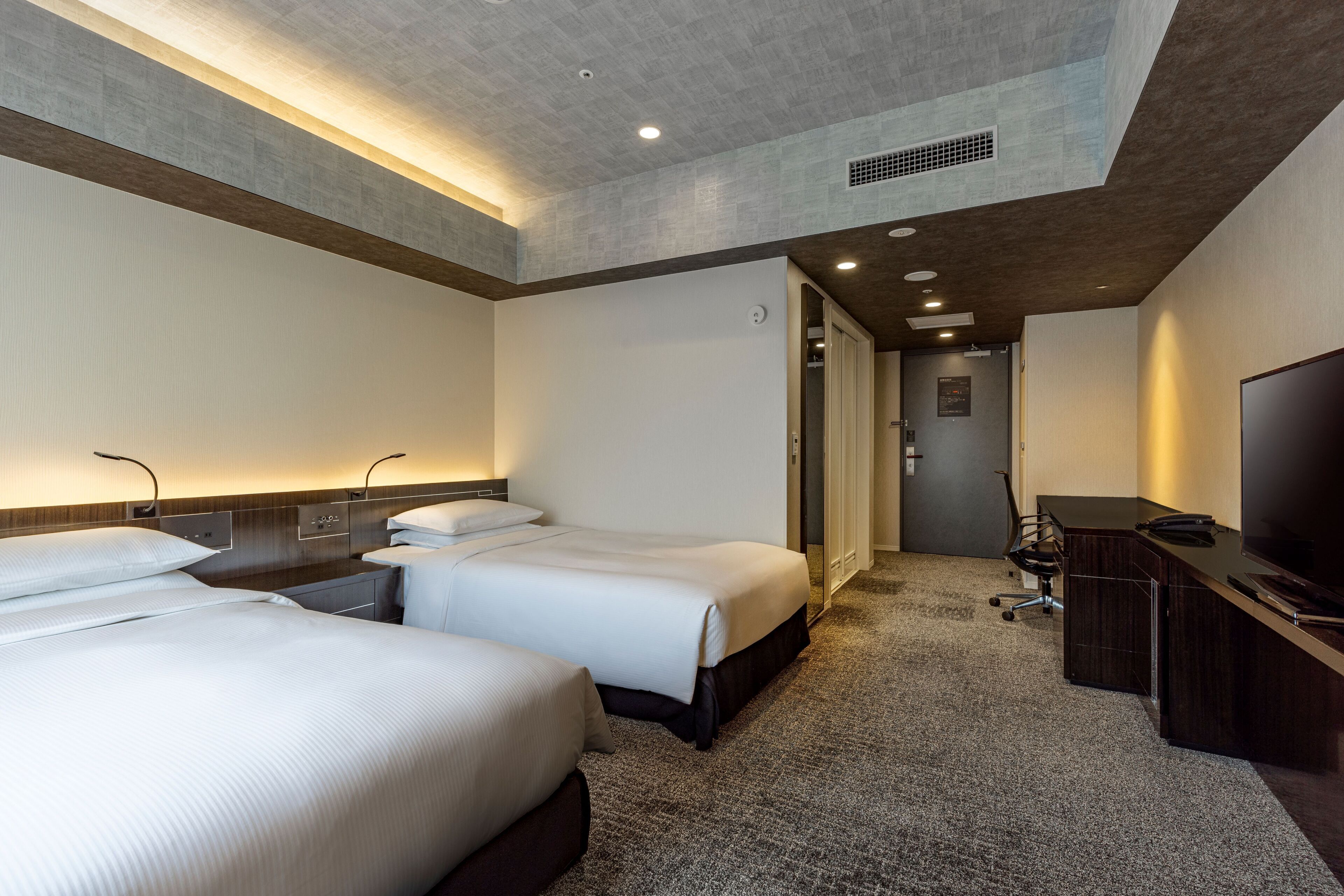 In-room safe, desk, laptop workspace, blackout drapes