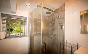Shower, hair dryer