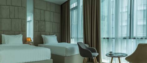 1 phòng ngủ, minibar, két bảo mật tại phòng, bàn