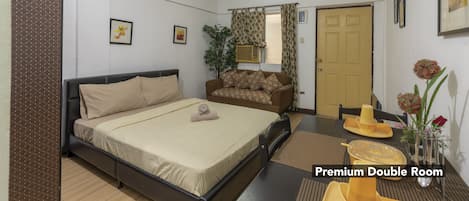 Premium Double Room | Desk, rollaway beds, free WiFi, bed sheets