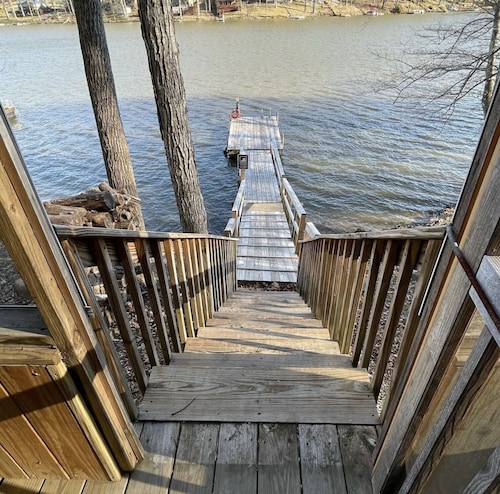 Beautiful 3 BR Home on Malone Lake - Great Views - Private Dock - Walk to Marina