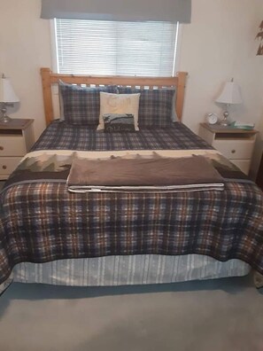 1 bedroom, iron/ironing board, travel crib, WiFi