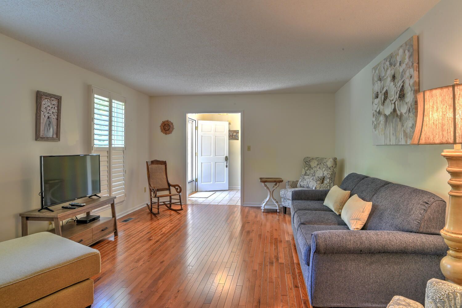 Convenient spacious home, 4 bed, 2 bath home, lg yd, firepit, and patio area.