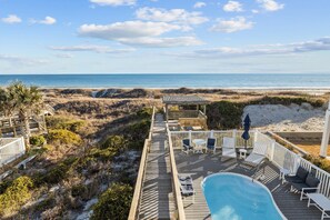 Pool - Seabiscuit-Oceanfront Home with Private Pool (Atlantic Beach)